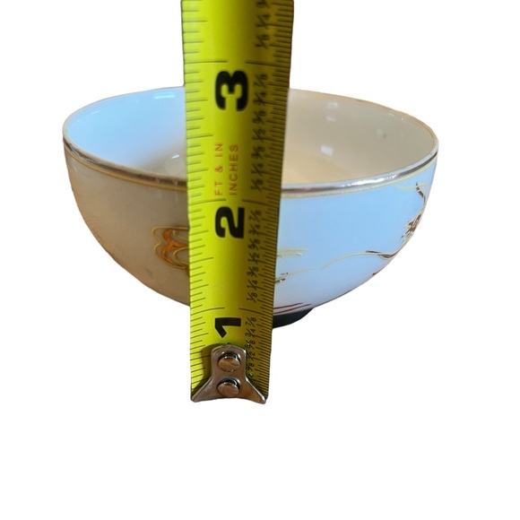 1 Dragon Ware Tea Cup and Saucer, Geisha Lithophane on White|Gold, Moriage - Picture 8 of 8